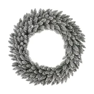 Glitzhome 36" Pre-Lit Christmas Wreath for Festive Decor
