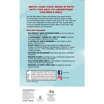 ICB, Holy Bible, Leathersoft, Purple: International Children's Bible