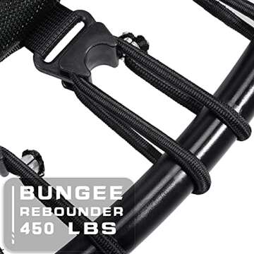 DARCHEN 450 lbs Mini Trampoline for Adults, Indoor Use