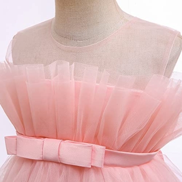 Baby Girl Princess Flutter Sleeve Tutu Dress Pink 130