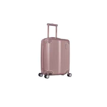 Rockland Berlin Hardside Expandable Spinner Wheel Luggage, Rose Gold, 3-Piece Set (20/24/28)