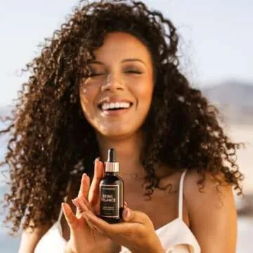 Beachwaver Bring Balance Organic Argan + Marula Hair Oil - Fragrance-Free Hair Oiling Treatment with Just 5 Ingredients - Marula, Jojoba, Black Cumin, Sunflower & Argan Oils (2 Fl Oz)