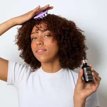 Beachwaver Bring Balance Organic Argan + Marula Hair Oil - Fragrance-Free Hair Oiling Treatment with Just 5 Ingredients - Marula, Jojoba, Black Cumin, Sunflower & Argan Oils (2 Fl Oz)