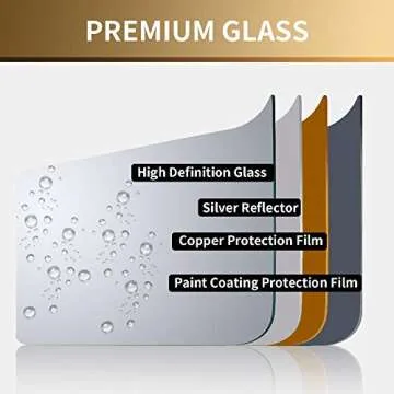 Elegant Full Length Floor Mirror in Gold for Any Space