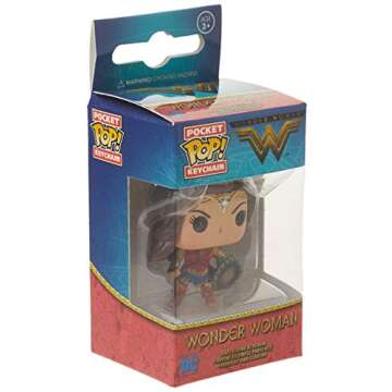 Funko Pop Wonder Woman Keychain - DC Collectible