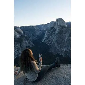 ESPRO P0 Ultralight French Press Coffee Maker for Travel, Vacuum Insulated Stainless Steel, 16 Ounces, Brushed Stainless Steel