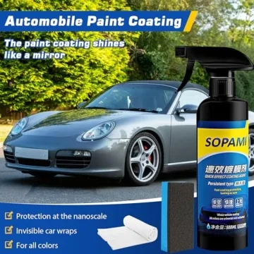 Sopami Car Coating Spray - Quick Effect Durable Gloss and Scratch Repair Spray