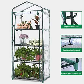 ABCCANOPY Mini Greenhouse for Indoor and Outdoor Use