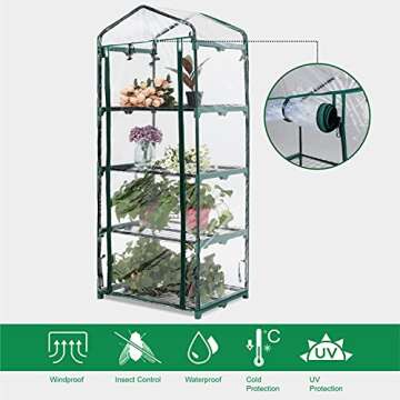 ABCCANOPY Mini Greenhouse for Indoor and Outdoor Use