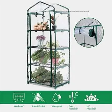 ABCCANOPY Mini Greenhouse for Indoor and Outdoor Use