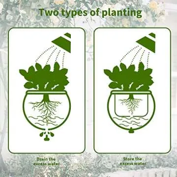 Veramz Disco Ball Planter - Glamorous Hanging Pot for Plants