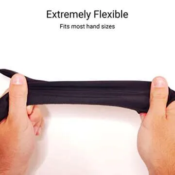 Articka Artist Glove for Drawing Tablet, iPad (Smudge Guard, Two-Finger, Reduces Friction, Elastic Lycra, Good for Right and Left Hand) (Small, Black&White 2-Pack)