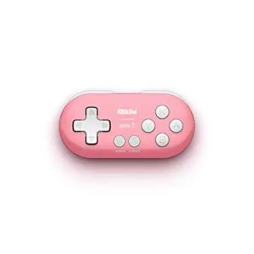 8Bitdo Zero 2 Bluetooth Gamepad Keychain Sized Mini Controller for Switch, Windows, Android, macOS &...