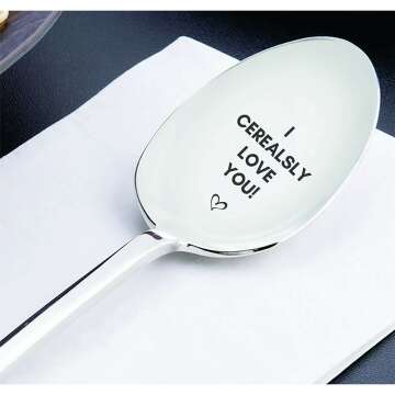 I Cerealsly Love You Spoon - Perfect Gift for Couples
