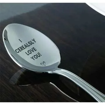 I Cerealsly Love You Spoon - Perfect Gift for Couples