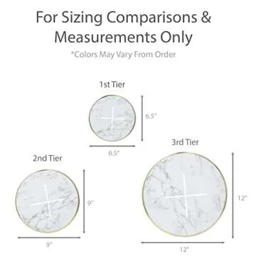 3-Tier Dessert & Cupcake Stand for All Events