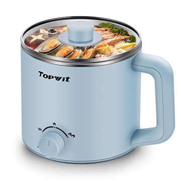 Topwit Hot Pot Electric - 1.6L Multifunctional Cooker for Easy Meals