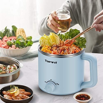 Topwit Electric Pot 1.6L - Versatile Cooking Made Easy
