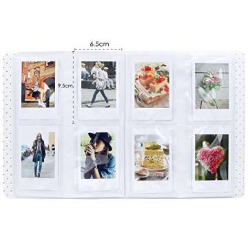 Ablus 128 Pockets Mini Photo Album - Fits for Fujifilm Instax Mini 11 Mini 9 Mini 8 Mini 90 Mini 25,...