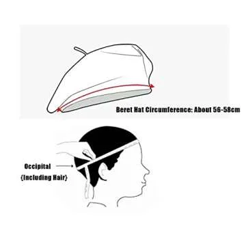 Gllutt Beret Hat - Stylish & Warm 90% Wool Accessory