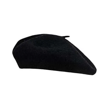 Gllutt Beret Hat - Stylish & Warm 90% Wool Accessory