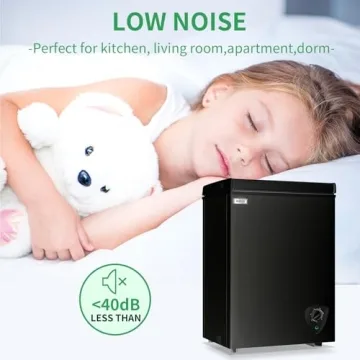 WANAI 3.5 Cubic Feet Chest Freezer - Energy Efficient & Quiet