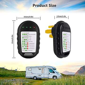 50Amp RV Circuit Analyzer Tester for Safe Electrical Checks