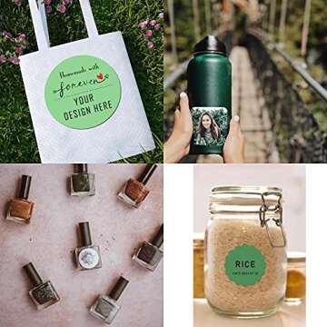 Custom Stickers for Business Logo Personalized Label Stickers Customized 100,200pcs, 1",1.5",2", 3",...