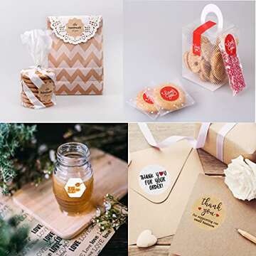 Custom Stickers for Business Logo Personalized Label Stickers Customized 100,200pcs, 1",1.5",2", 3", 4"