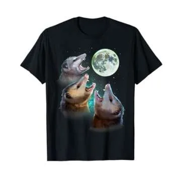 Three Opposum Moon Costume T-Shirt - Cute & Quirky!