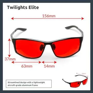 TrueDark Twilights Elite Blue Light Blocking Glasses