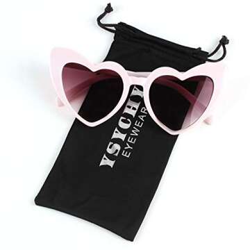 YSYCHY Vintage Cateye Sunglasses - Stylish UV Protection