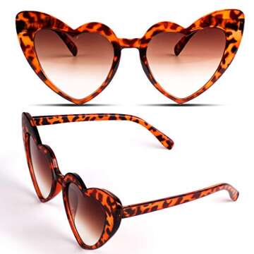 YSYCHY Vintage Cateye Sunglasses - Stylish UV Protection