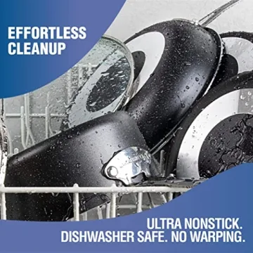 Granitestone 14 Inch Frying Pan with Lid Nonstick Skillet