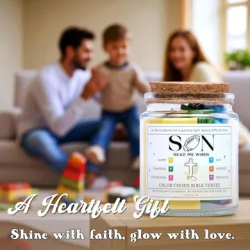 Bible Verse Jar for Son - Christian Gift of Encouragement