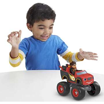 Fisher-Price Blaze and The Monster Machines Toy Truck & Figure Set, Ninja Blaze & AJ, Preschool Raci...