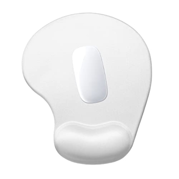 Hsurbtra Ergonomic Mouse Pad with Wrist Rest Support, Gel Mouse Pads with Non-Slip PU Base, Pain Rel...