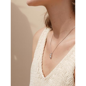 S925 Sterling Silver Cat Necklace - Elegant Cat Pendant