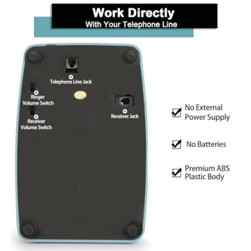 Sangyn Retro Telephone Classic Vintage Design for Home Office