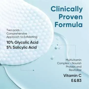 Elvira Anti-Aging Glycolic Acid Facial Pads - 60 Count