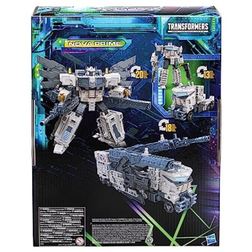 Transformers Leader Class Nova Prime Toy for Ages 8 and Up