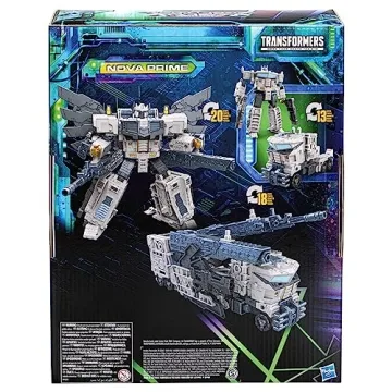 Transformers Leader Class Nova Prime Toy for Ages 8 and Up