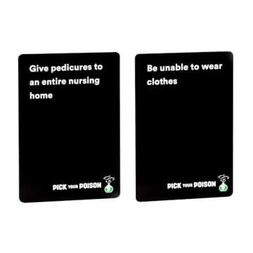 Pick Your Poison Party Game - After Dark Expansion - 100 New Cards for The “What Would You Rather Do?” Adult Card Game for College Students, Fun Parties & Board Games Night with Your Group