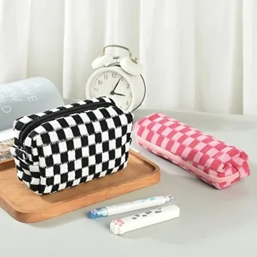 AllReal 4-Piece Christmas Makeup Bag Set for Women