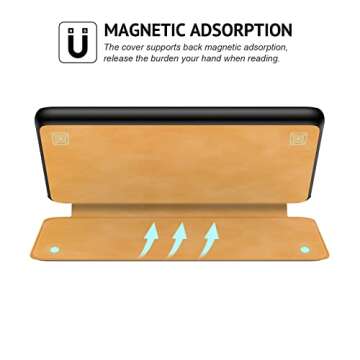 Ayotu Skin Touch Feeling Case for 6" All-New Kindle 11th Generation 2024/2022 Release (RS23CV/C2V2L3), Slim Kindle Cover with Auto Wake/Sleep, Only for Basic Kindle 2024/2022, Yellow