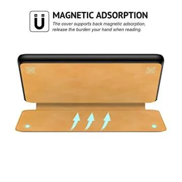 Ayotu Skin Touch Feeling Case for 6" All-New Kindle 11th Generation 2024/2022 Release (RS23CV/C2V2L3), Slim Kindle Cover with Auto Wake/Sleep, Only for Basic Kindle 2024/2022, Yellow