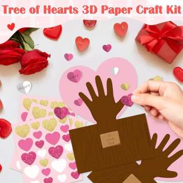 Haooryx Mother’s Day 3D Heart Trees DIY Craft Kit