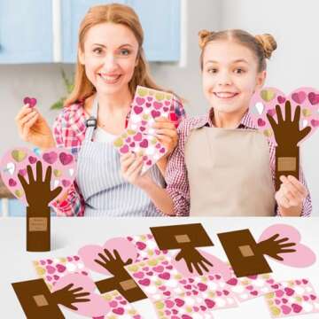 Haooryx Mother’s Day 3D Heart Trees DIY Craft Kit