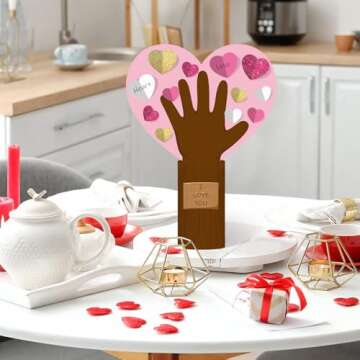 Haooryx Mother’s Day 3D Heart Trees DIY Craft Kit