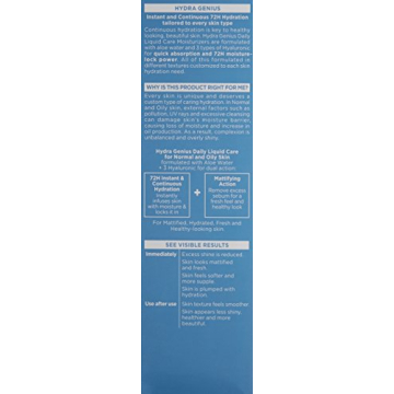 L'Oreal Paris Hydra Genius Oil-Free Moisturizer for Oily Skin